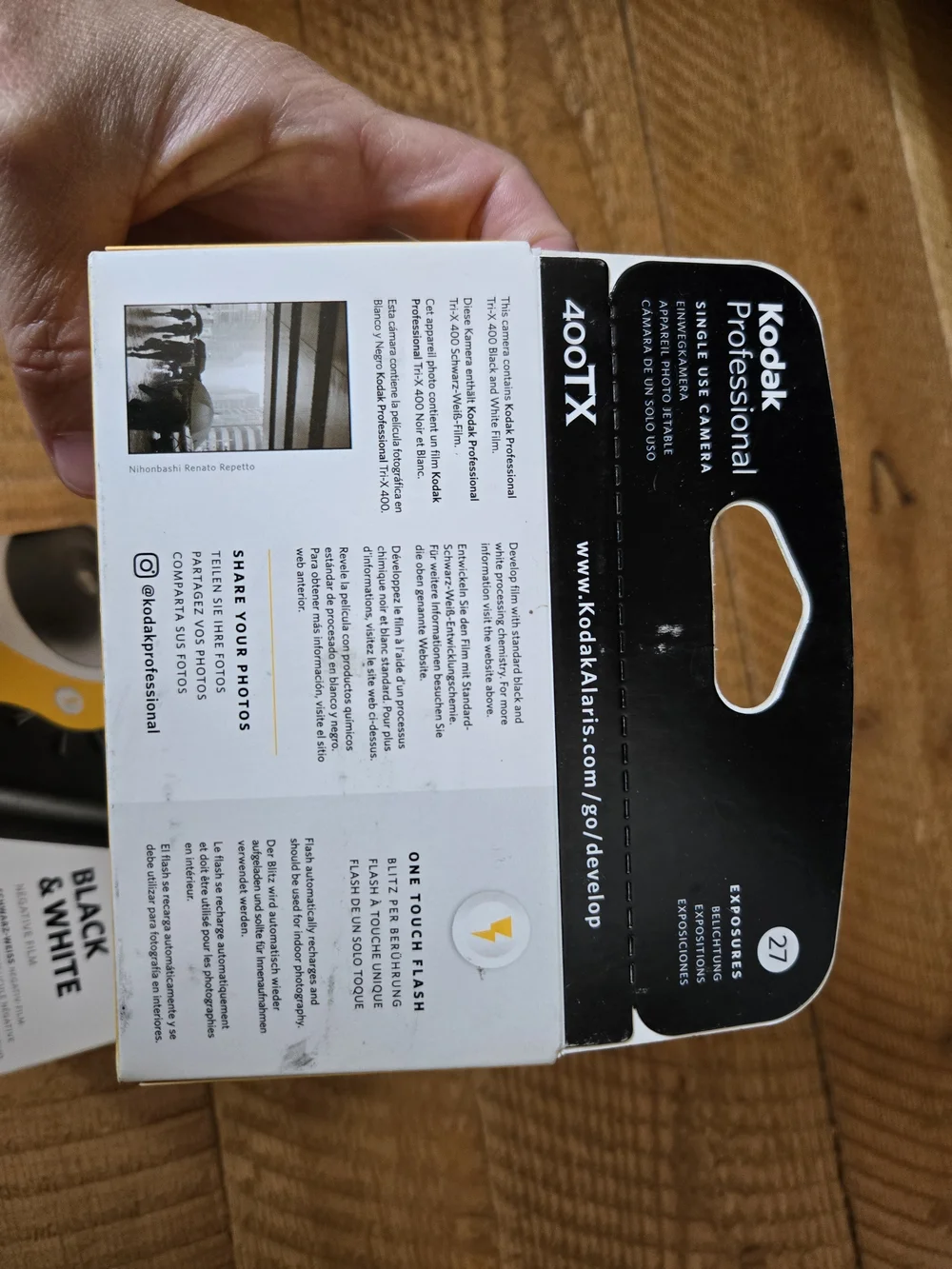 Kodak Black and White Disposable Camera Pack